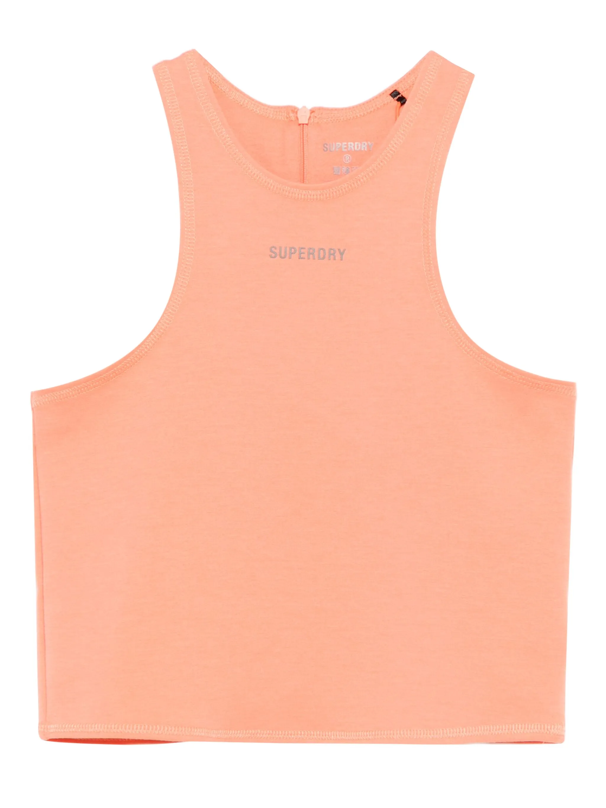 

Топ с логотипом Superdry, розовый