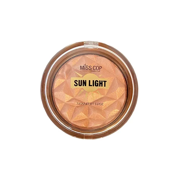 

Пудровый хайлайтер Highlighter Sun Light Vegan Miss Cop, цвет brown sugar