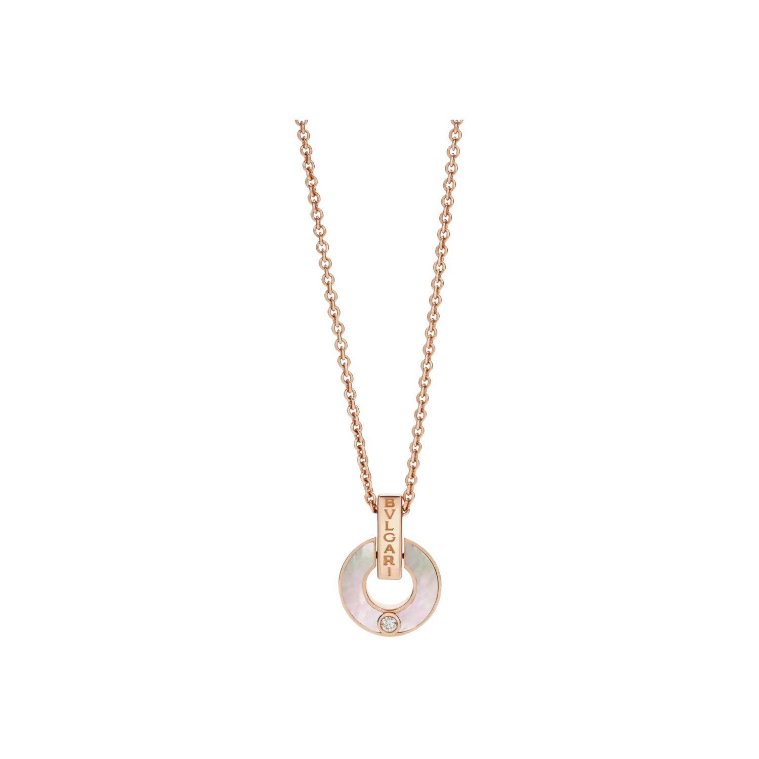 

Колье bvlgari bvlgari из розового золота с перламутром и бриллиантом BULGARI