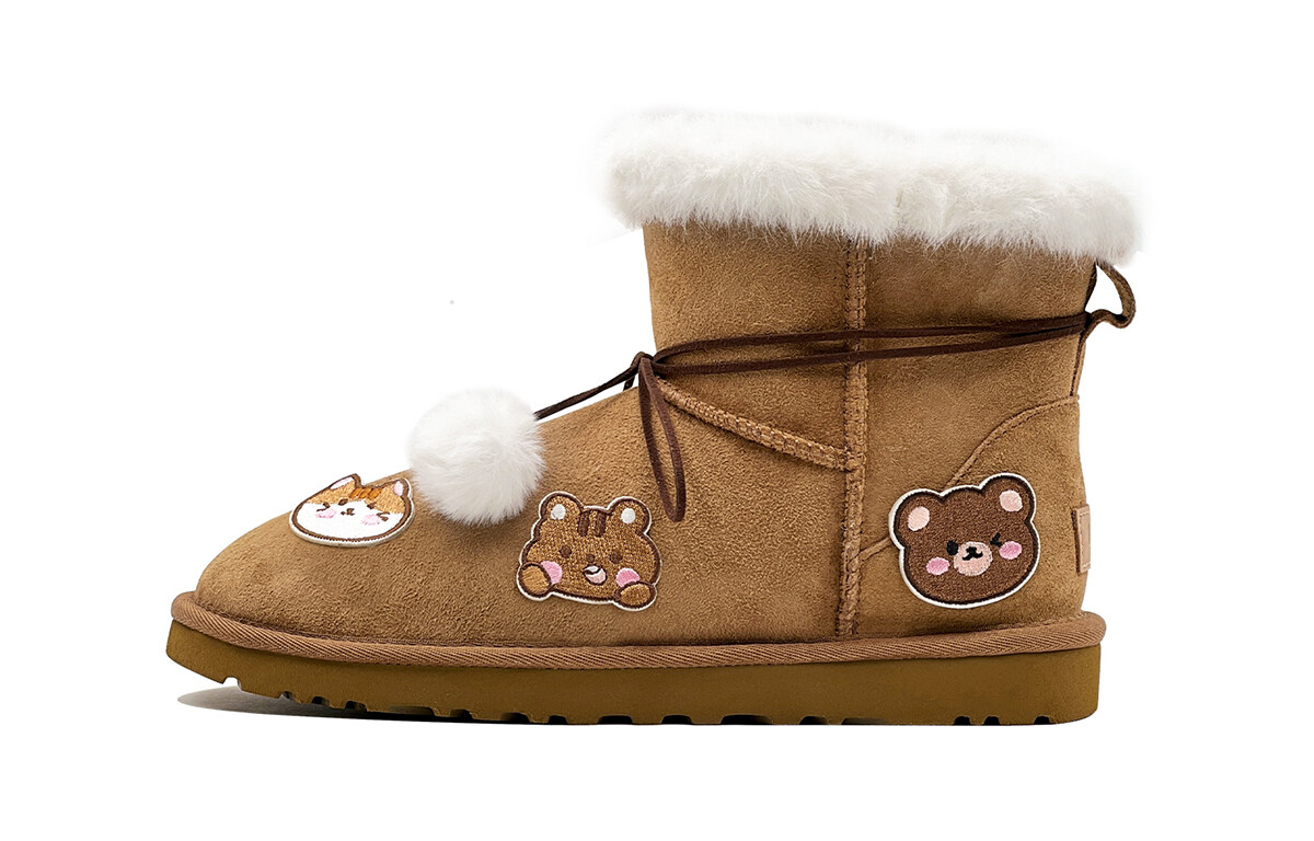 

Ботинки UGG CLASSIC MINI Snow Boots Women's Beige