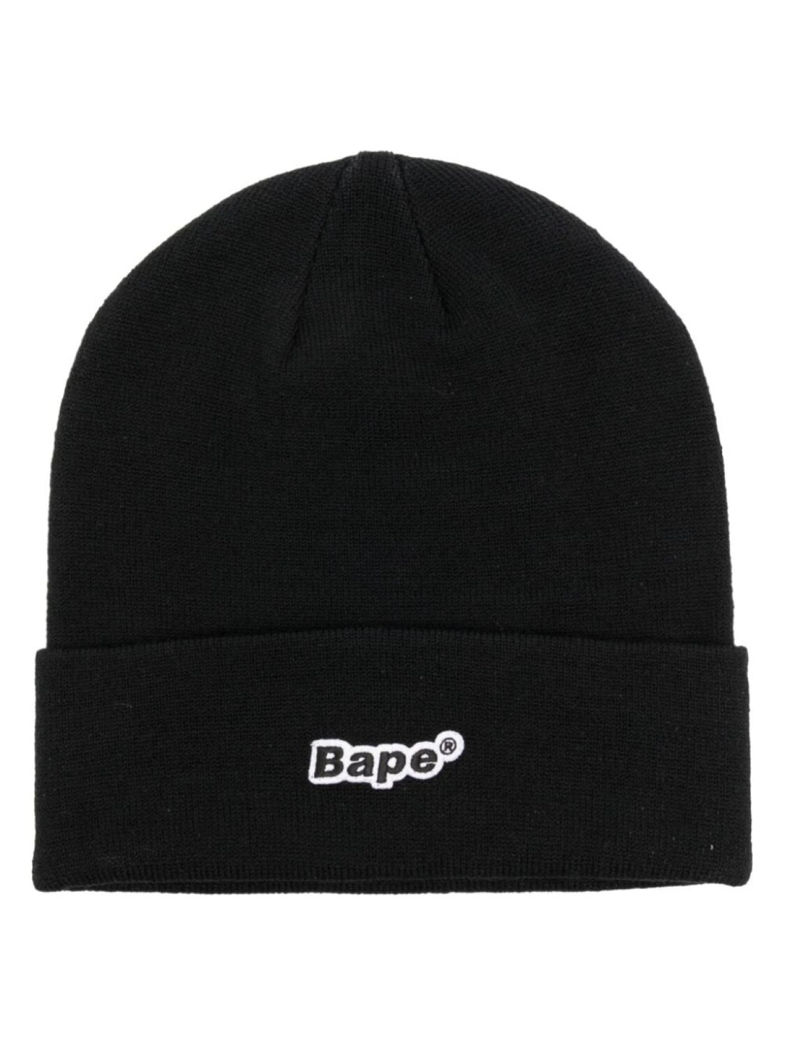 

A Bathing Ape шапка бини с нашивкой-логотипом, черный
