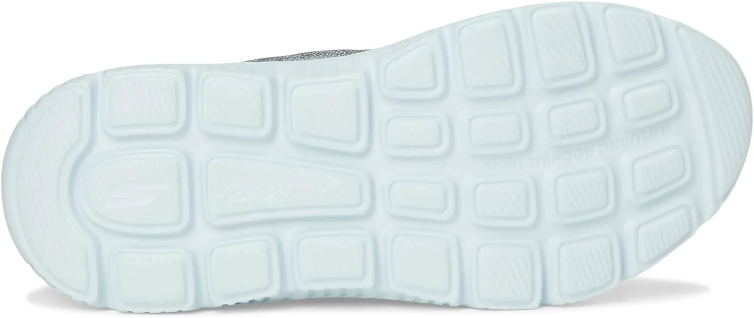 Мужские кроссовки Skechers Go Walk Max с амортизацией Hyper Burst Zoltar, удобные без застежек, светло-голубой — фото 3