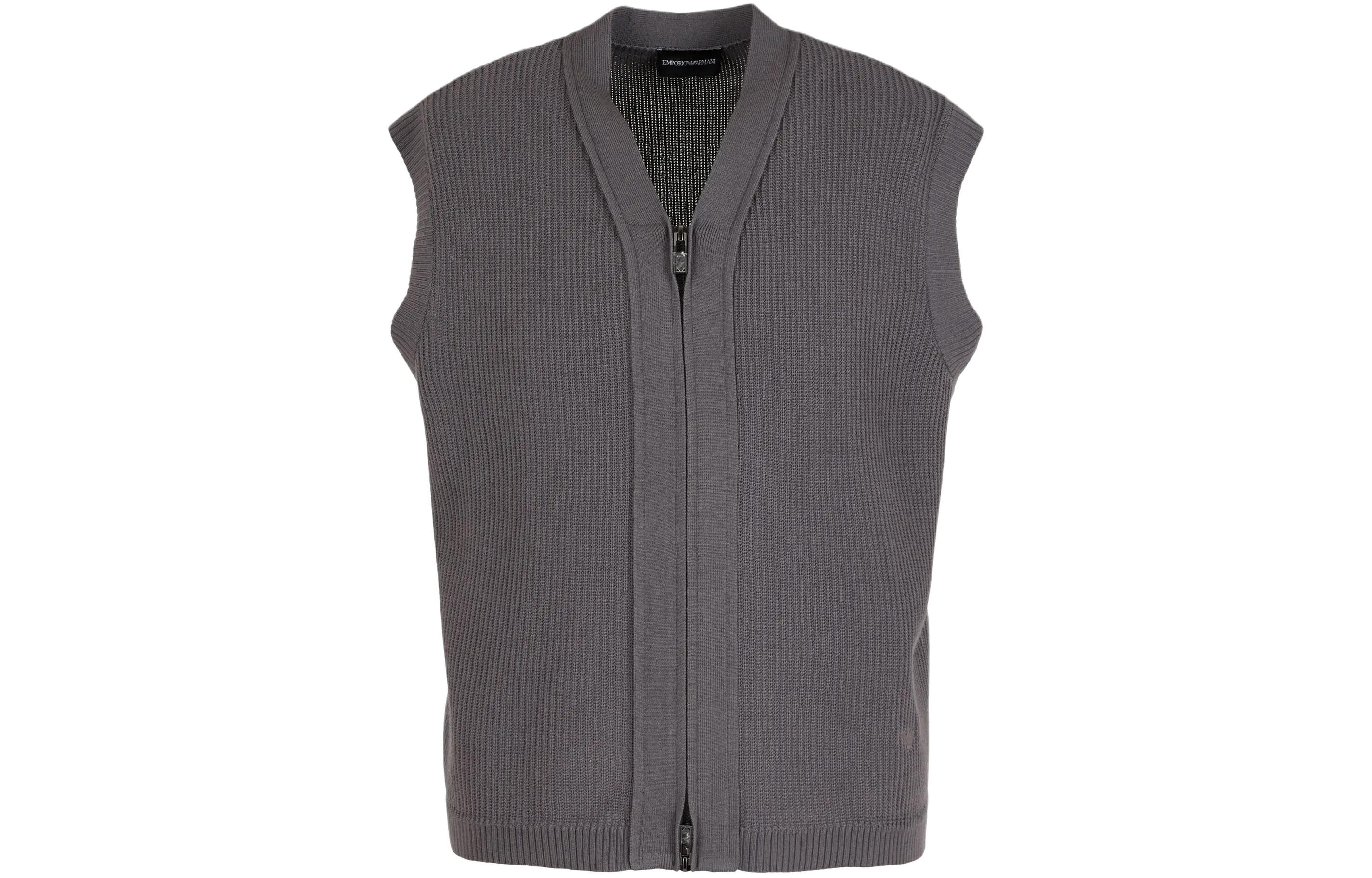 

EMPORIO ARMANI SS24 Джемпер мужской серый