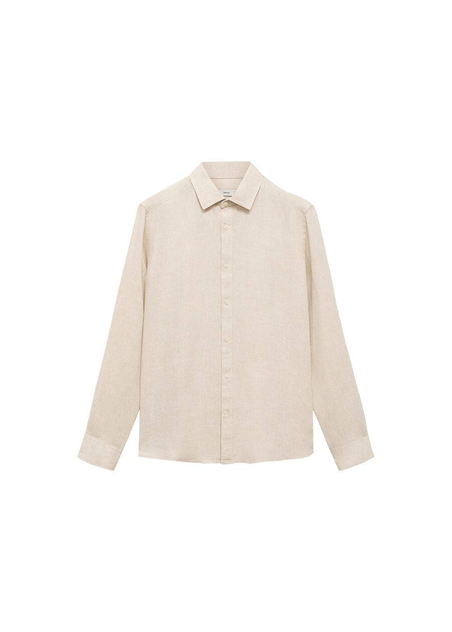 

Рубашка на пуговицах классического кроя MANGO MAN Parrot, Sand