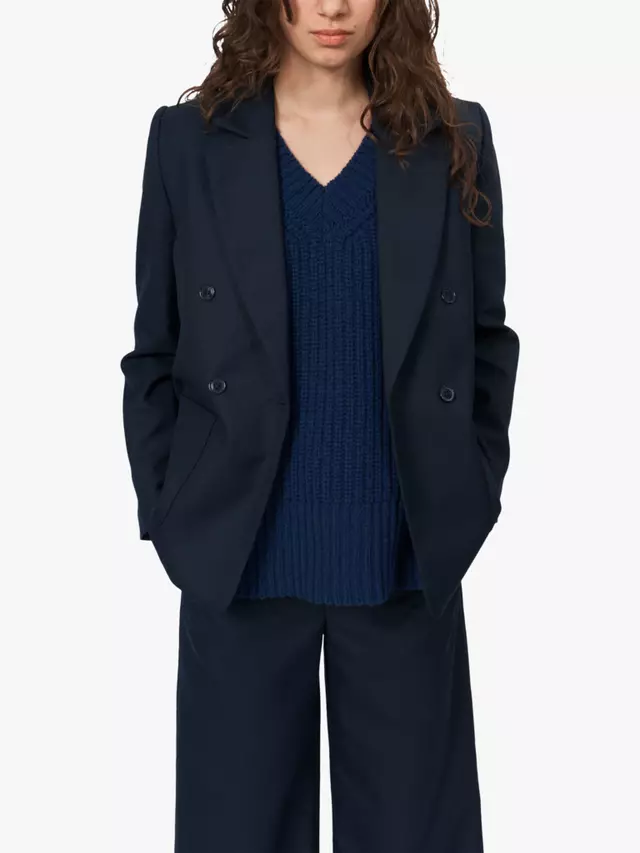

Блейзер nué notes Belma Wool Blend, темно-синий