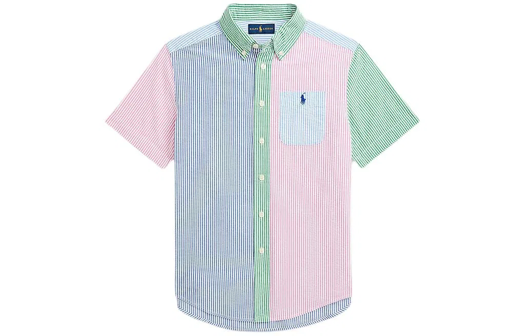 Детская рубашка с отложным воротником Ralph Lauren Pink