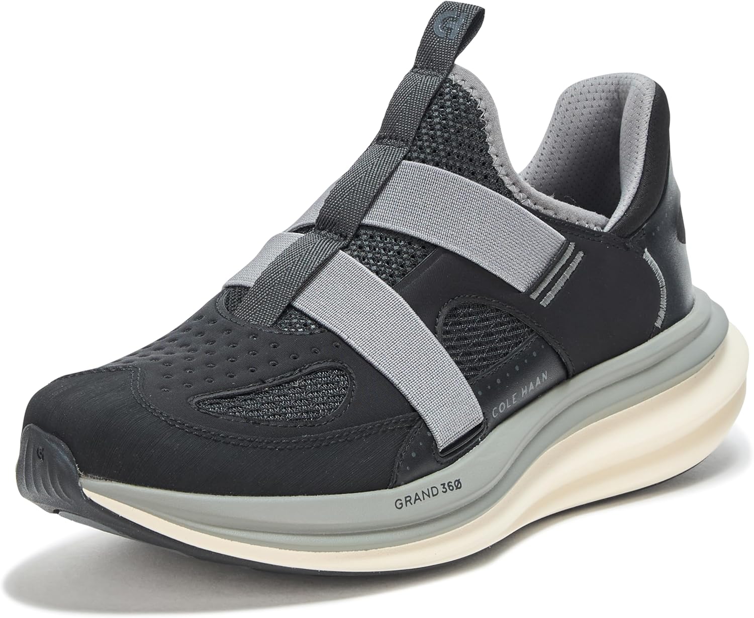 

Мужские кроссовки Cole Haan Originalgrand Quadstar Monkstrap, слоновая кость/черный