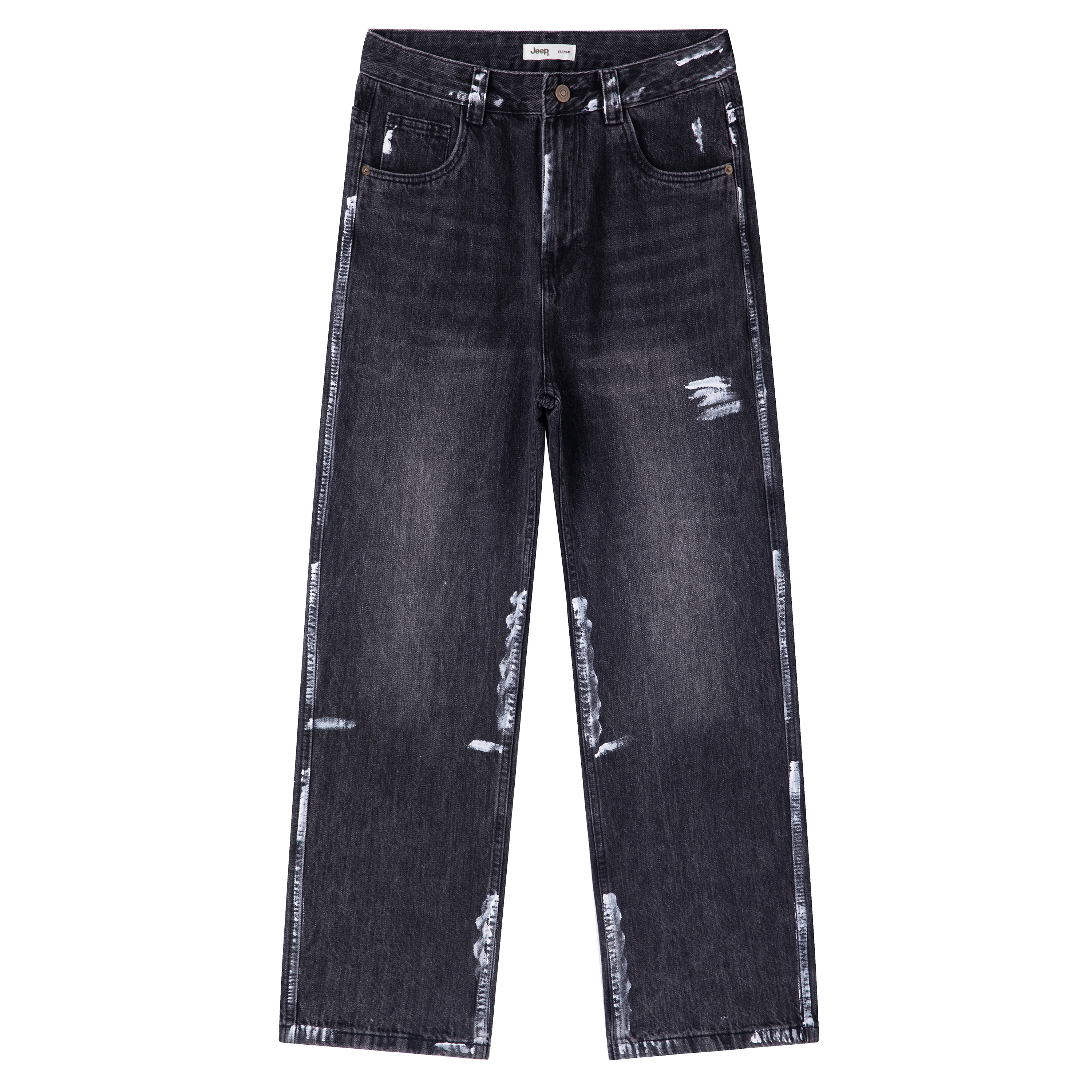 

Джинсы Unisex Straight Fit Jeep, p755mwno14 черный серый