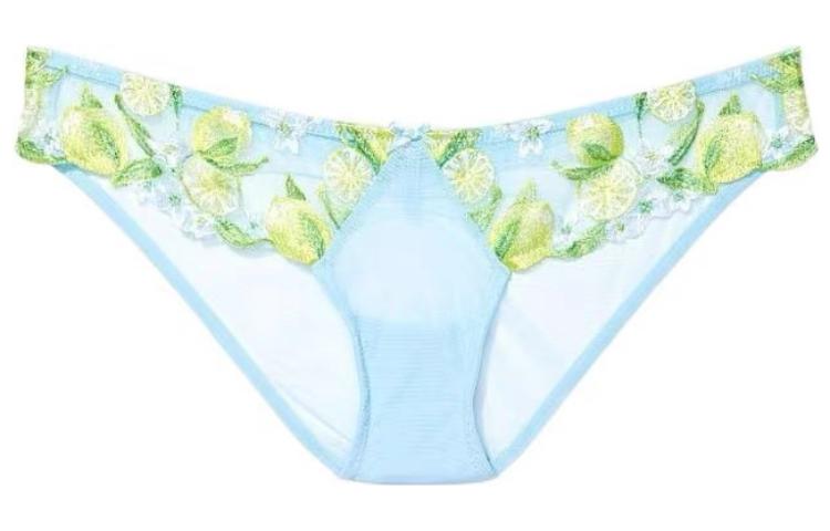 

Женские трусы-слипы Victoria's Secret, синий/желтый