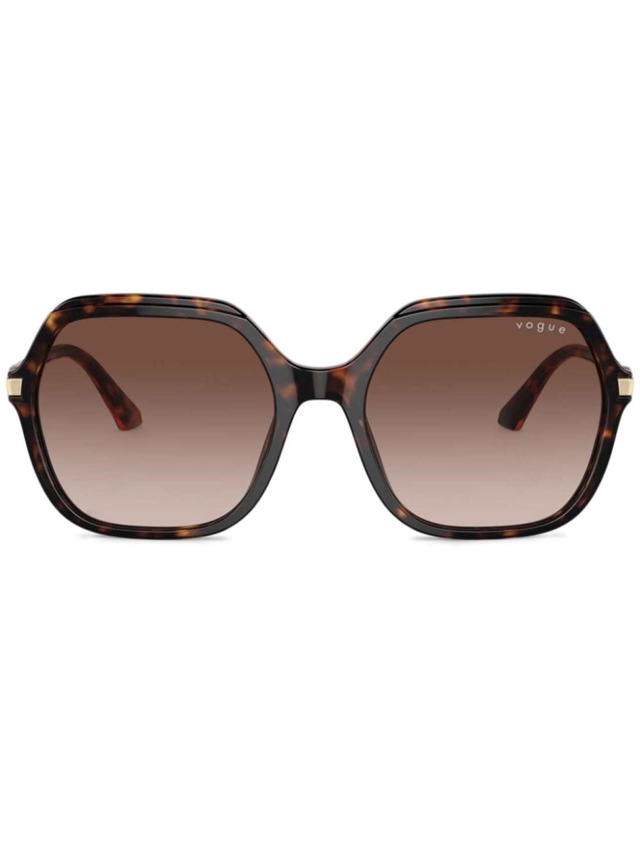 

Vogue Eyewear солнцезащитные очки черепаховой расцветки, коричневый