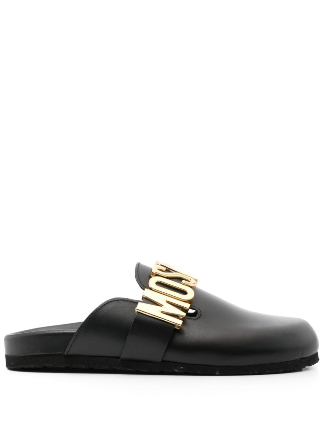 

Moschino клоги с логотипом, черный