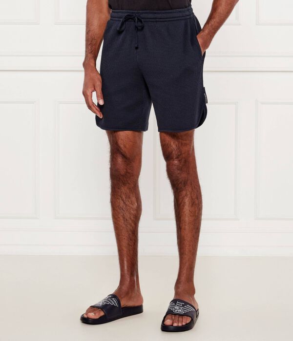 

Шорты Loose fit Emporio Armani, синий