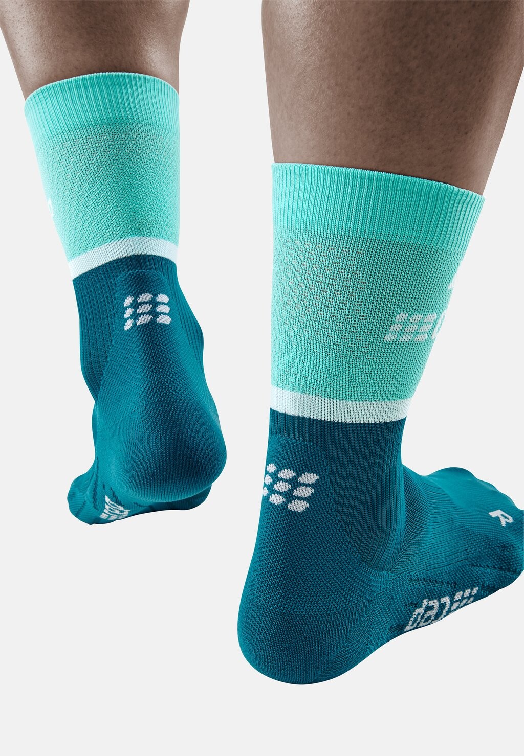 

Спортивные носки THE RUN COMPRESSION SOCKS MID CUT MEN, MADE IN GERMANY CEP, бирюзовый