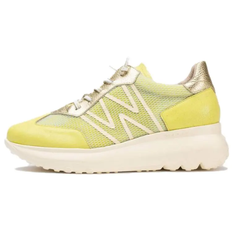 Повседневные туфли на платформе для женщин WONDERS, Yellow/Gold