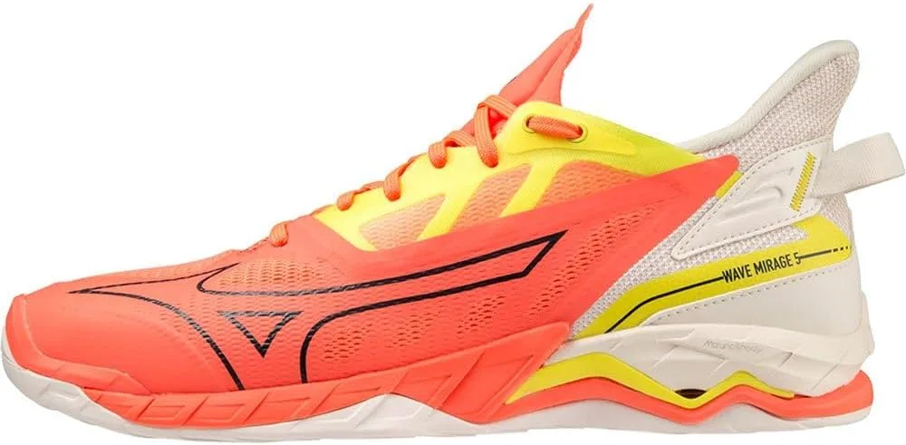 Спортивные кроссовки Mizuno Wave Mirage 5 унисекс, Black Nflame Black Bolt2 Neon