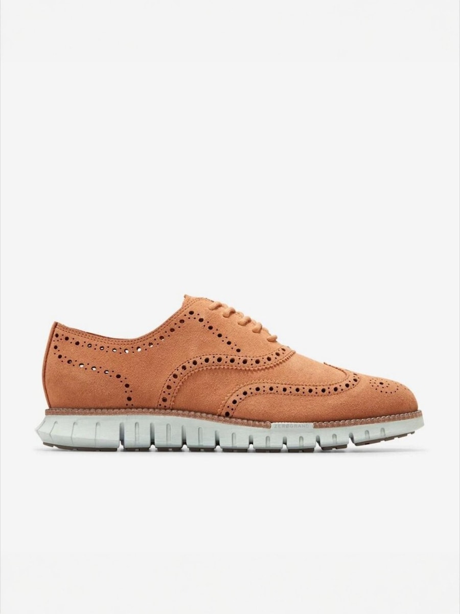 Туфли на шнуровке Cole Haan ZG RMSTD STITCH WING, оранжевый/светло-оранжевый — фото 2