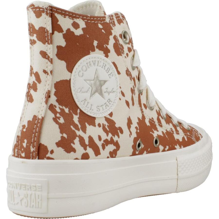 Кеды Converse модели Chuck Taylor All Star Lift Platform с анималистичным принтом. — фото 3