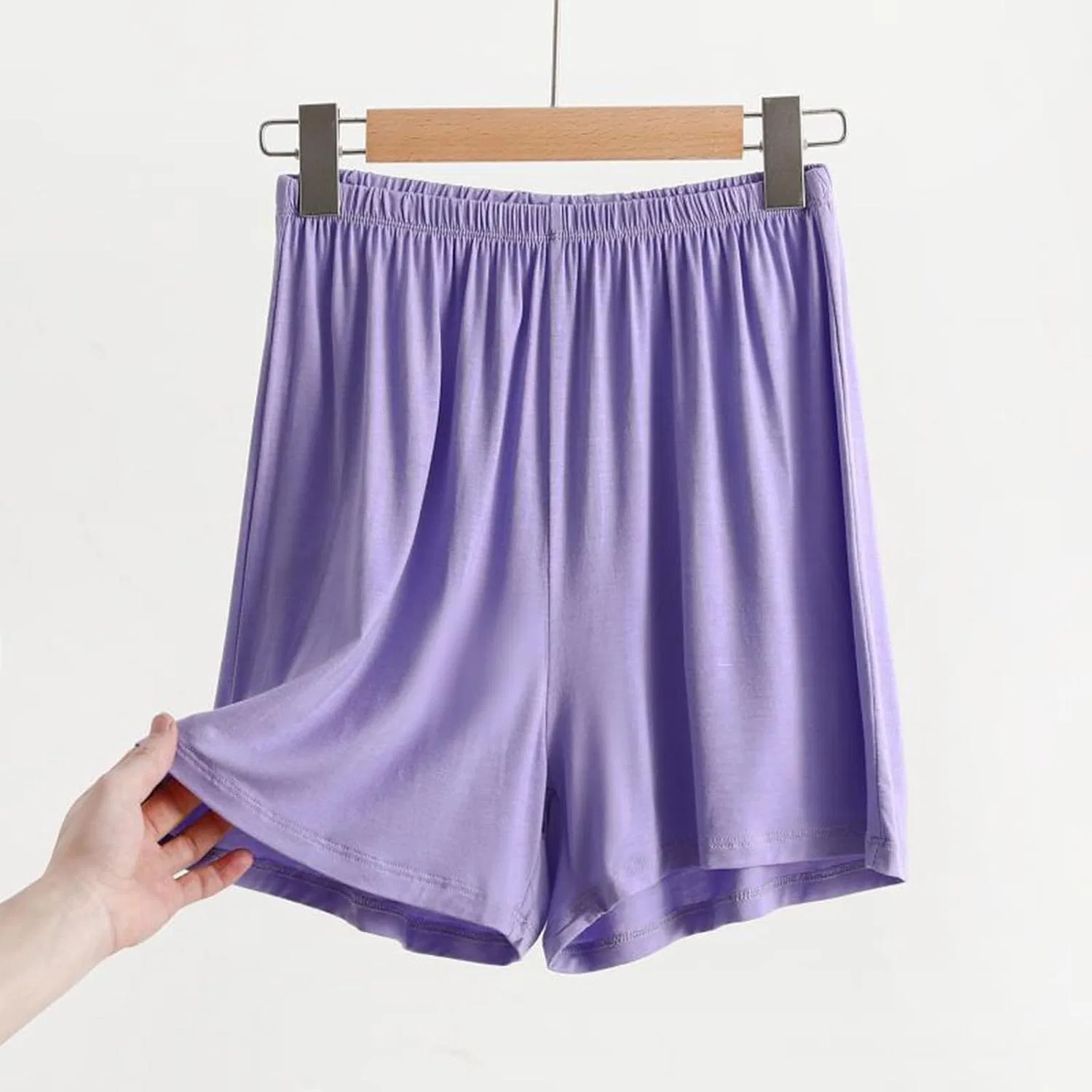 Пижамные шорты модальные Women's Plus Size, фиолетовый — фото 2
