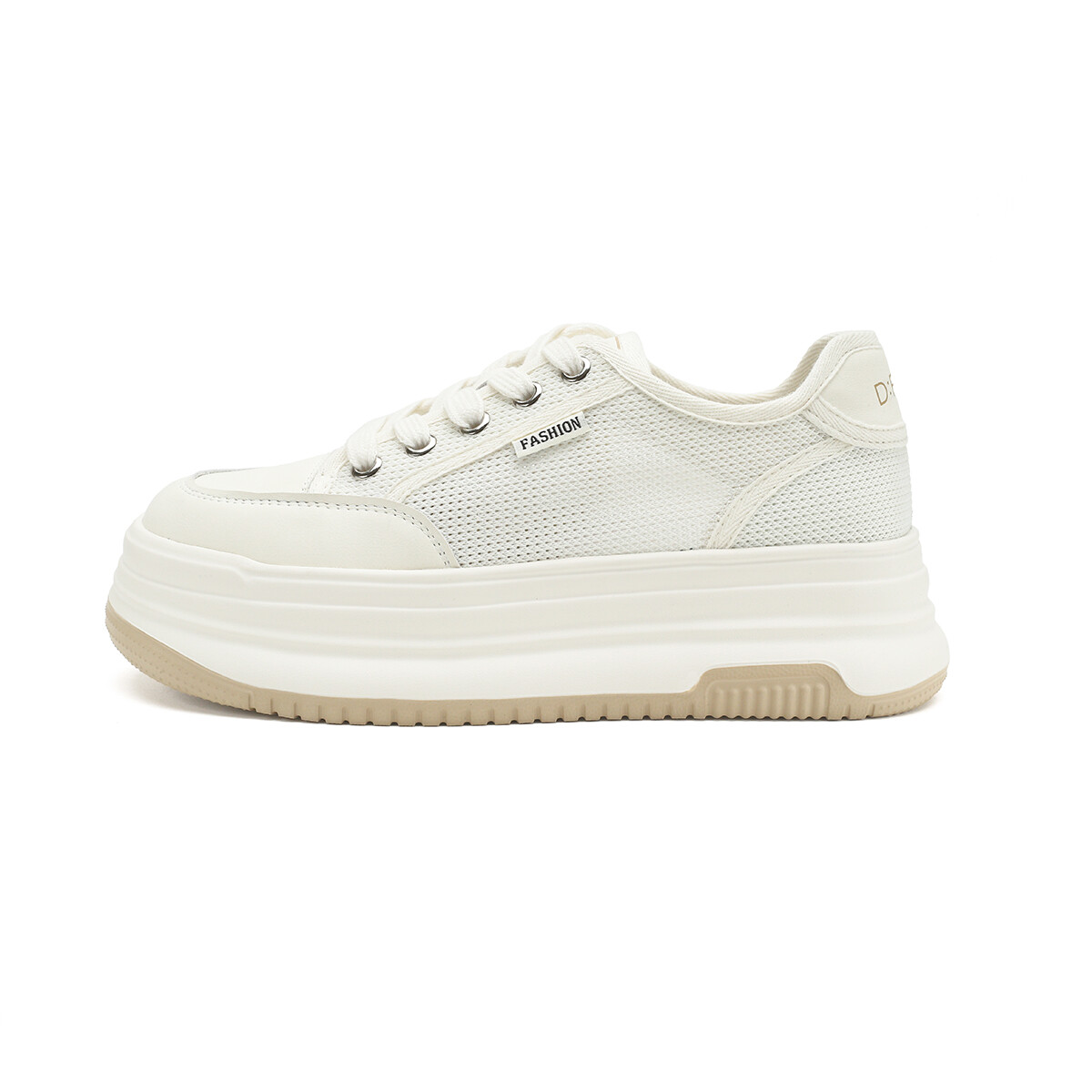 

Кроссовки D:FUSE SCANDINAVIA Skateboarding Shoes Women's Low-top Beige, бежевый