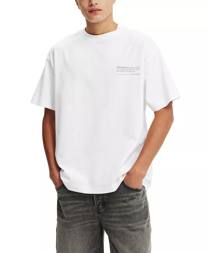 

Мужская футболка Box Fit Easy COTTON ON, белый