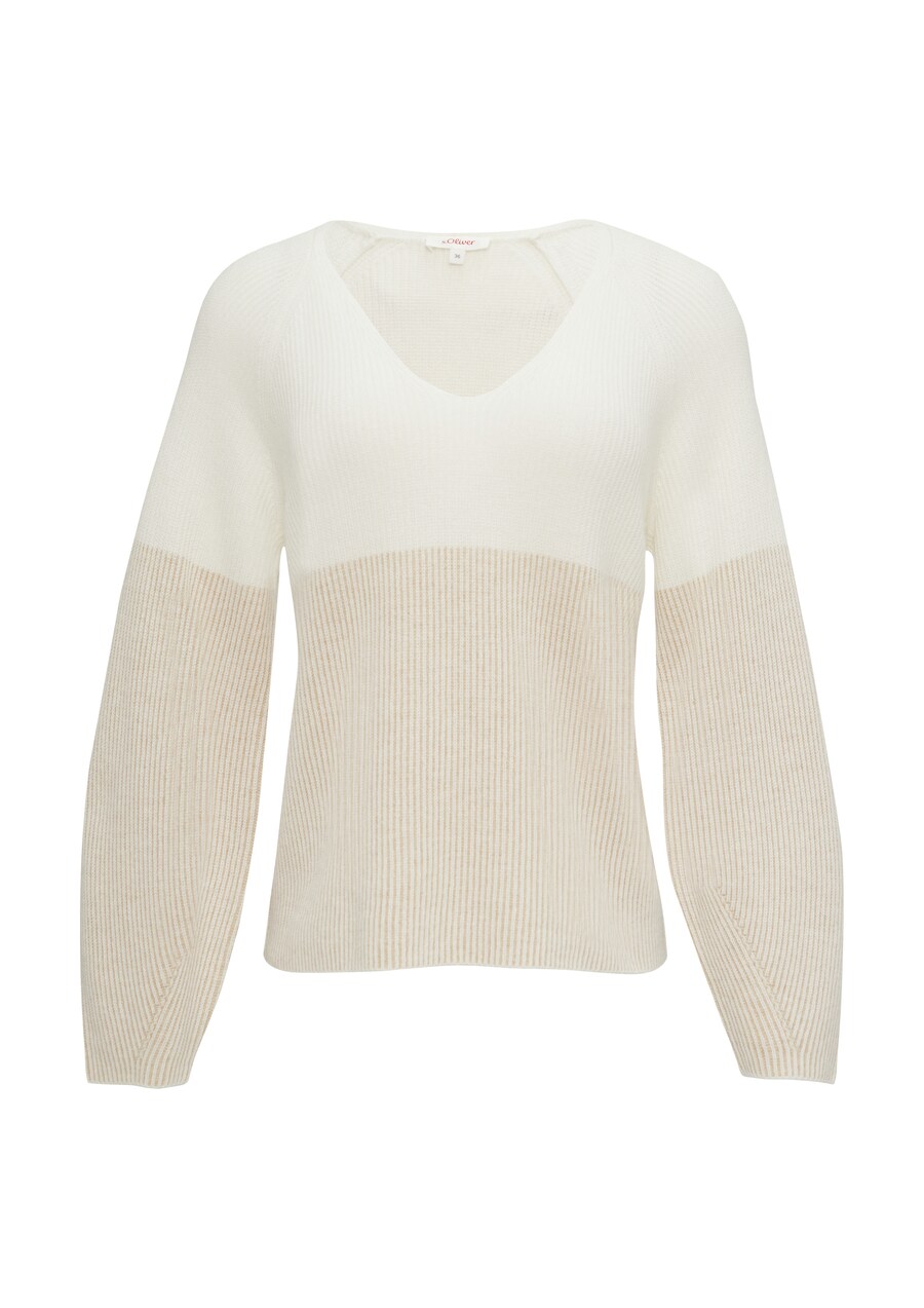 

Свитер s.Oliver, цвет Ecru/Dark beige