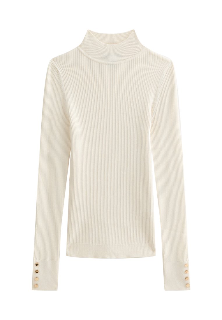 

Джемпер BUTTONED CUFF New Look, молочный