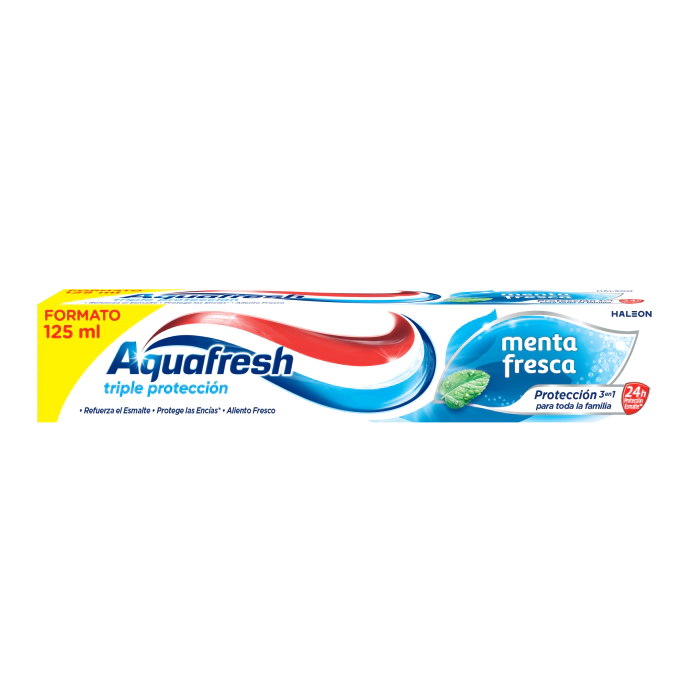 

Зубная паста pasta dentífrica triple protección menta fresca Aquafresh, объем 125 мл