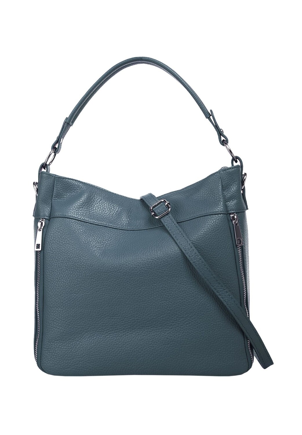 

Сумочка, натуральная кожа, производство Италия Cluty, светло-синий