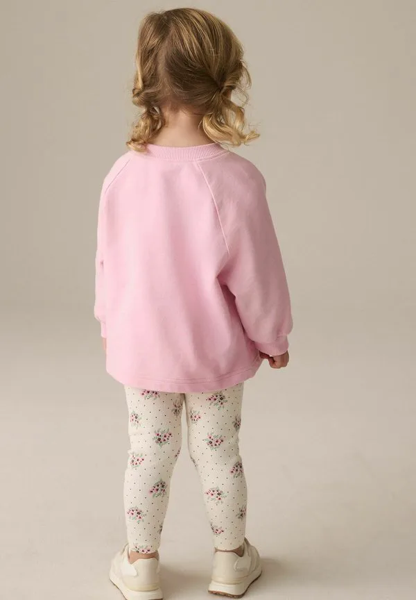 Детские туфли стандартного размера на эластичной шнуровке Next, Neutral Embroidered Floral — фото 3