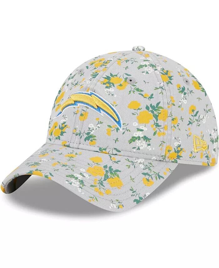 

Женская серая регулируемая шапка Los Angeles Chargers Bouquet 9TWENTY New Era, серый