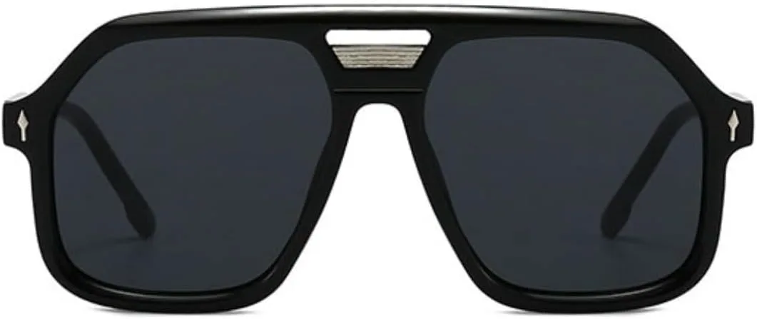 

Солнцезащитные очки с защитой UV400 | Большая оправа с двойной перемычкой | Для женщин и мужчин | Для занятий спортом на открытом воздухе и путешествий DSVIGF, Gray