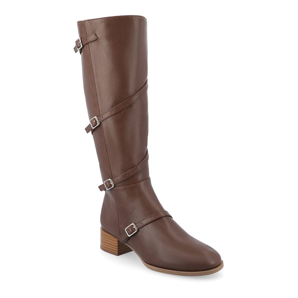 

Женские сапоги до колена Journee Collection Tru Comfort Foam Elettra, коричневый