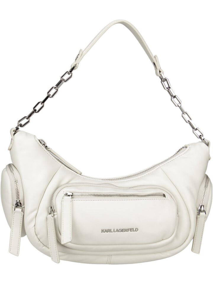 

Сумка через плечо Karl Lagerfeld K/City MD Shoulderbag, цвет off white, Белый, Сумка через плечо Karl Lagerfeld K/City MD Shoulderbag, цвет off white
