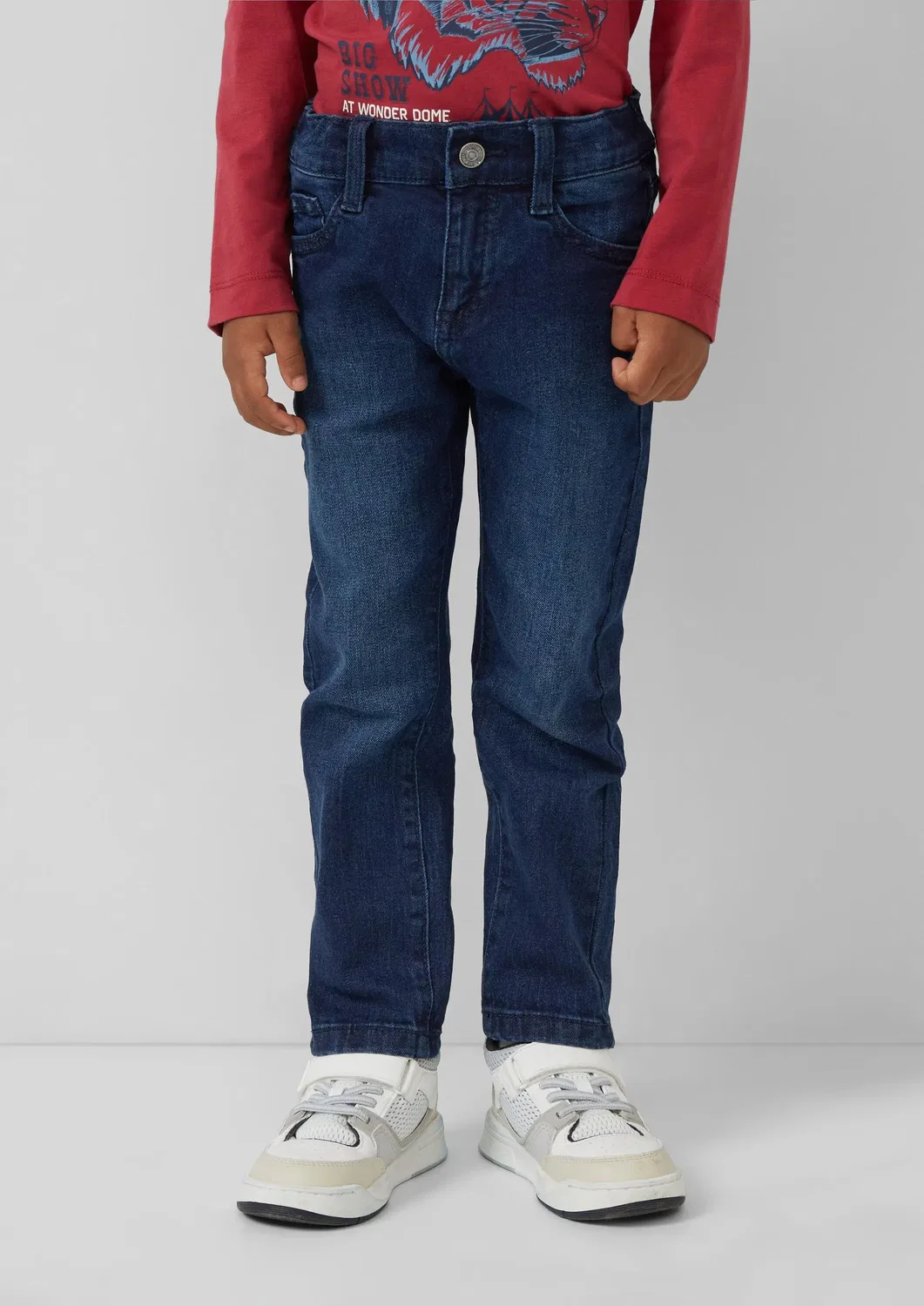 Джинсы slim fit, s.Oliver, темно-синий — фото 4