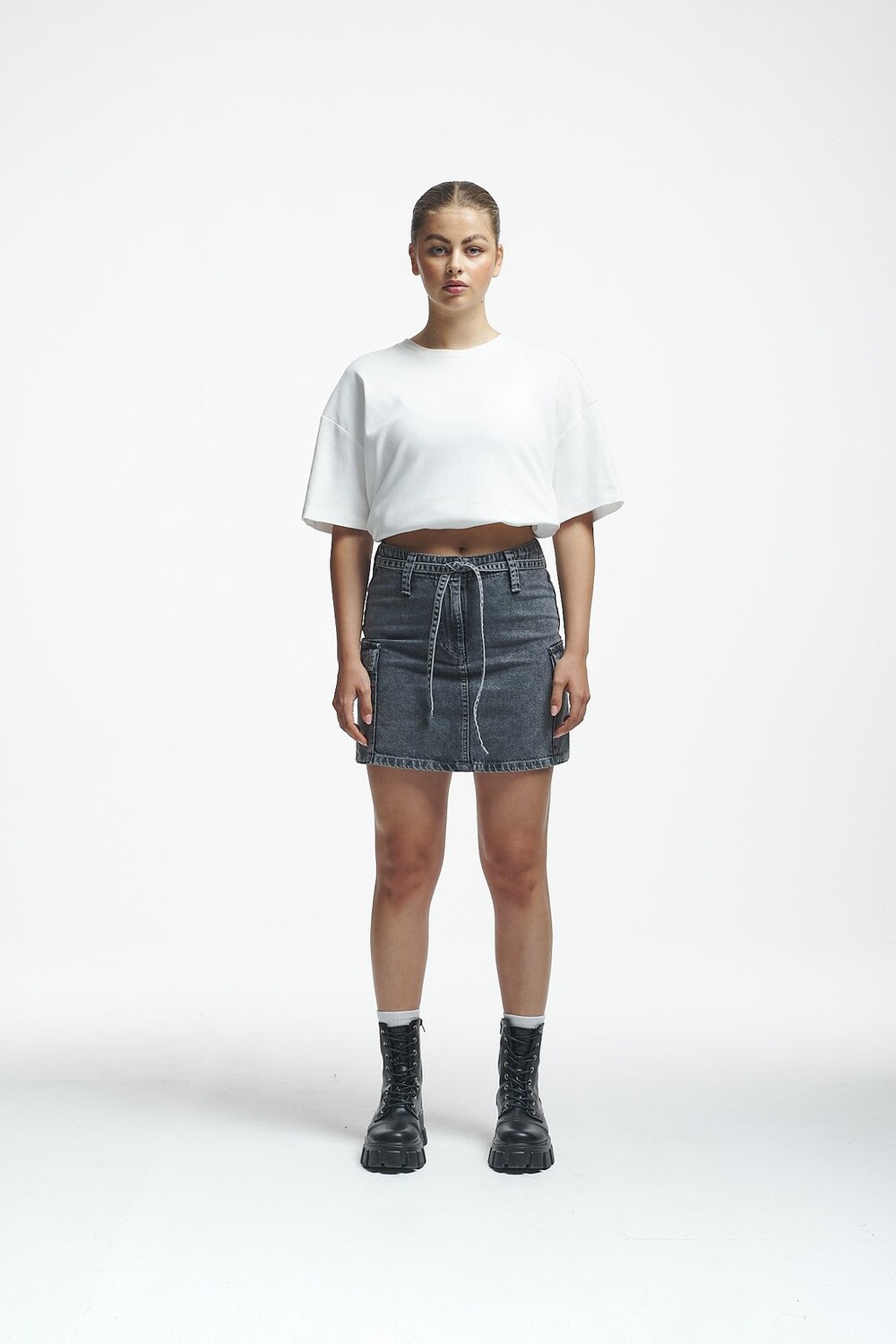 

Джинсовая юбка Nisha Pocket Skirt 2Y Studios, стираный серый