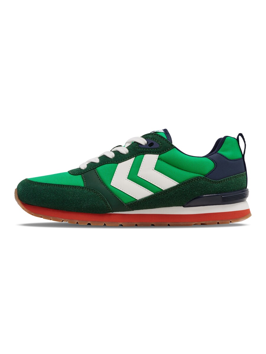 Кроссовки Hummel Monaco 86, цвет Lime/Dark green
