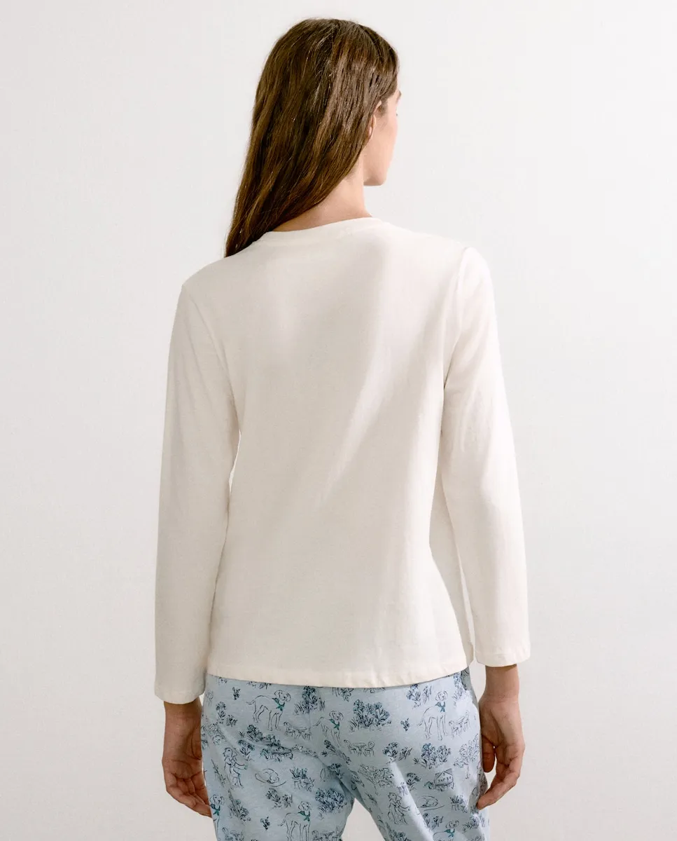 

Женская пижамная футболка Énfasis, белый