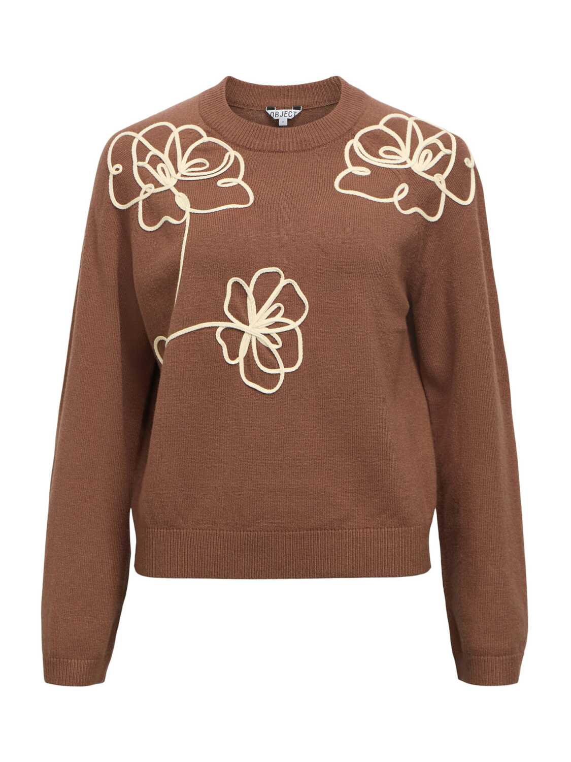 

OBJECT Свитер 'OBJLANEY RUBIN' в цвете Chocolate