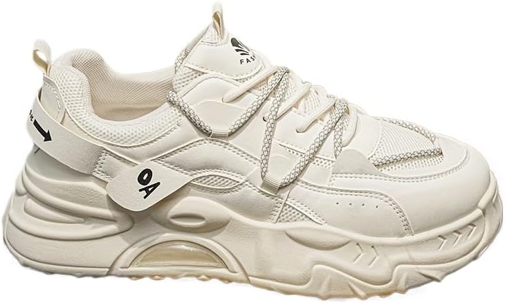 

Мужские повседневные спортивные кроссовки FmShi - новинка весна/осень 2024 года, низкие, на шнуровке, водонепроницаемые - для походов, активного отдыха и повседневной носки, бежевый