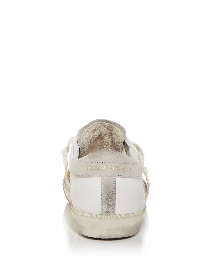 Низкие кроссовки унисекс Golden Goose Super-Star, слоновая кость/кремовый — фото 3