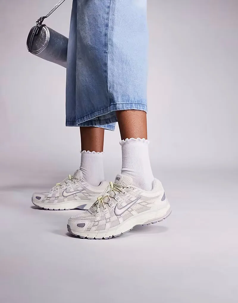 Унисекс кроссовки Nike P-6000 Utility в расцветке Light Bone/Platinum Violet — фото 2