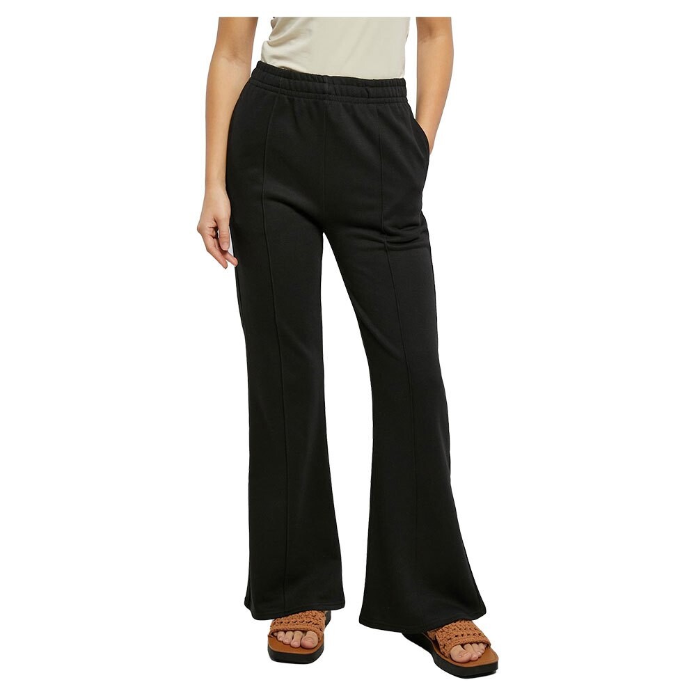

Брюки Urban Classics Flared Pin Tuck Terry, черный