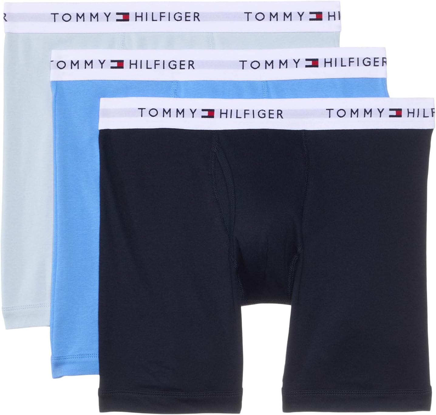 

Боксеры Tommy Hilfiger Cotton Classics 3-Pack Boxer Brief, цвет Blue Wave