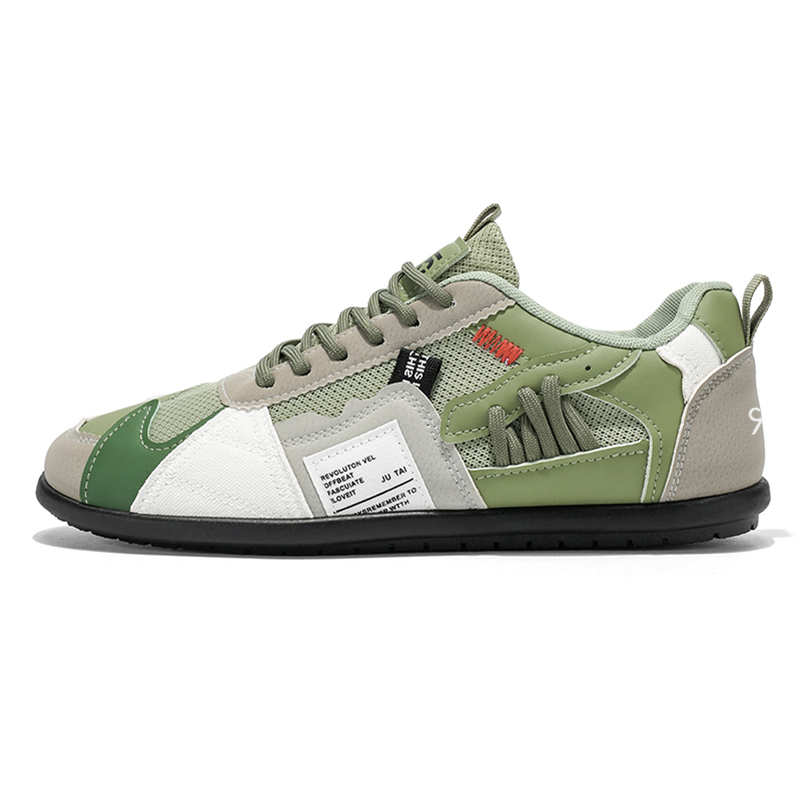 

Износостойкие дышащие низкие повседневные туфли для мужчин Colorful Creations, Light Green