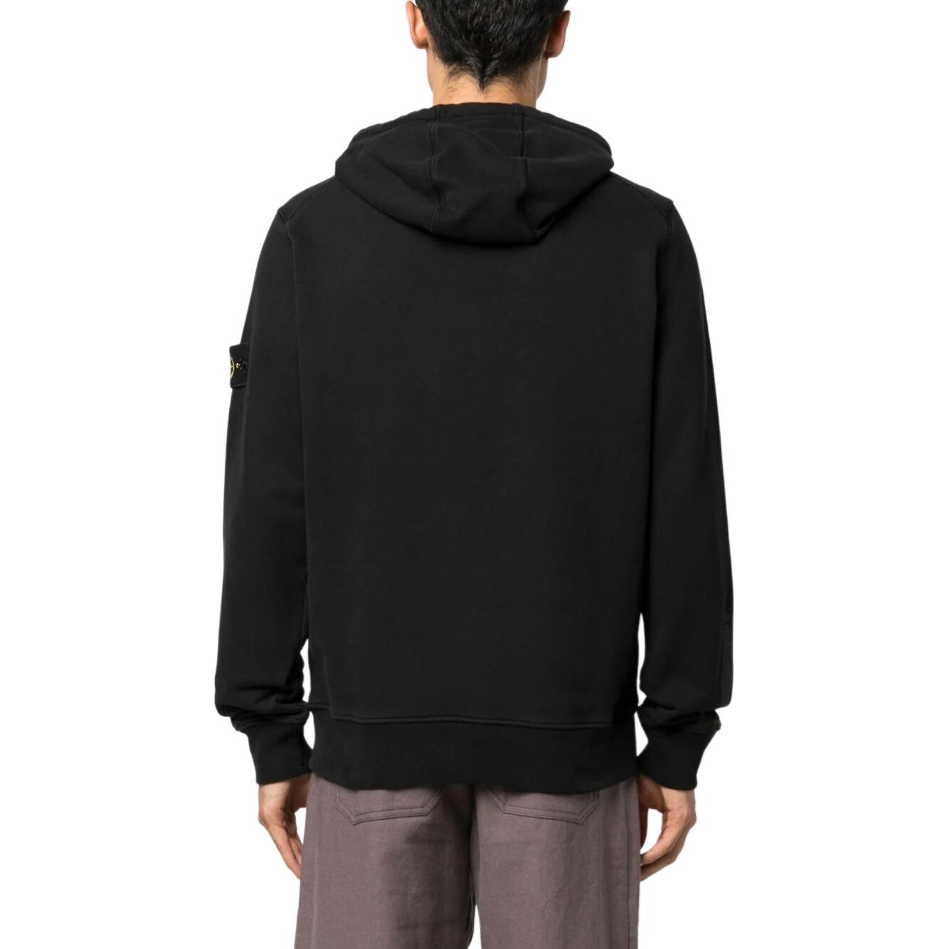 Толстовка мужская Stone Island Printed, черный — фото 4