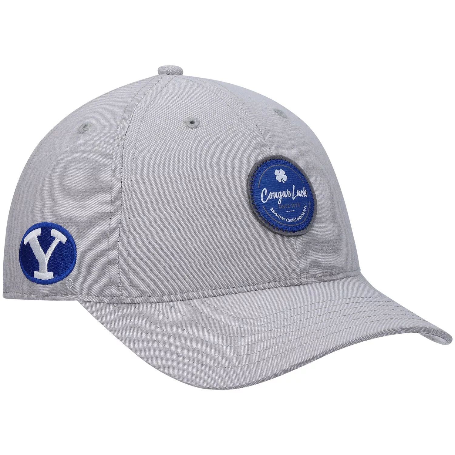 

Мужская серая регулируемая шляпа BYU Cougars Oxford Circle