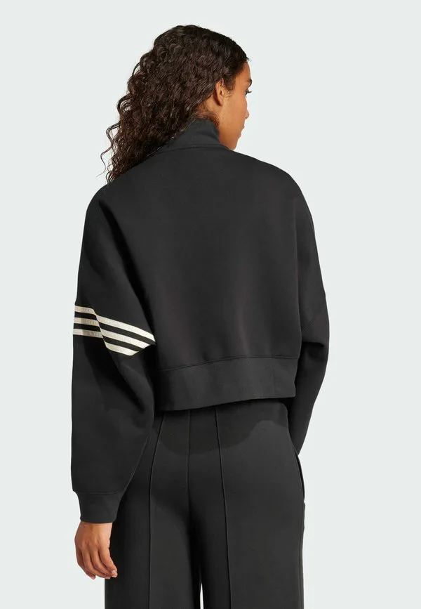 Спортивная толстовка neuclassics на молнии Adidas Originals, Black Cream White — фото 2