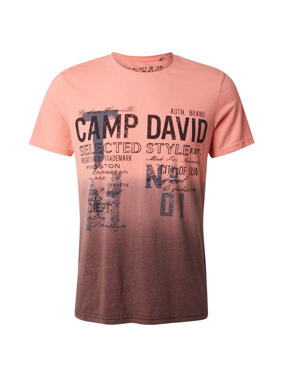 

Футболка CAMP DAVID, Wine red/Melon