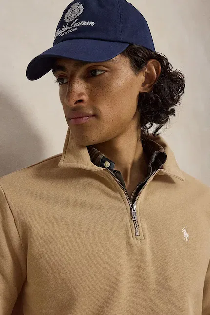 Свитер классический Polo Ralph Lauren, коричневый — фото 4