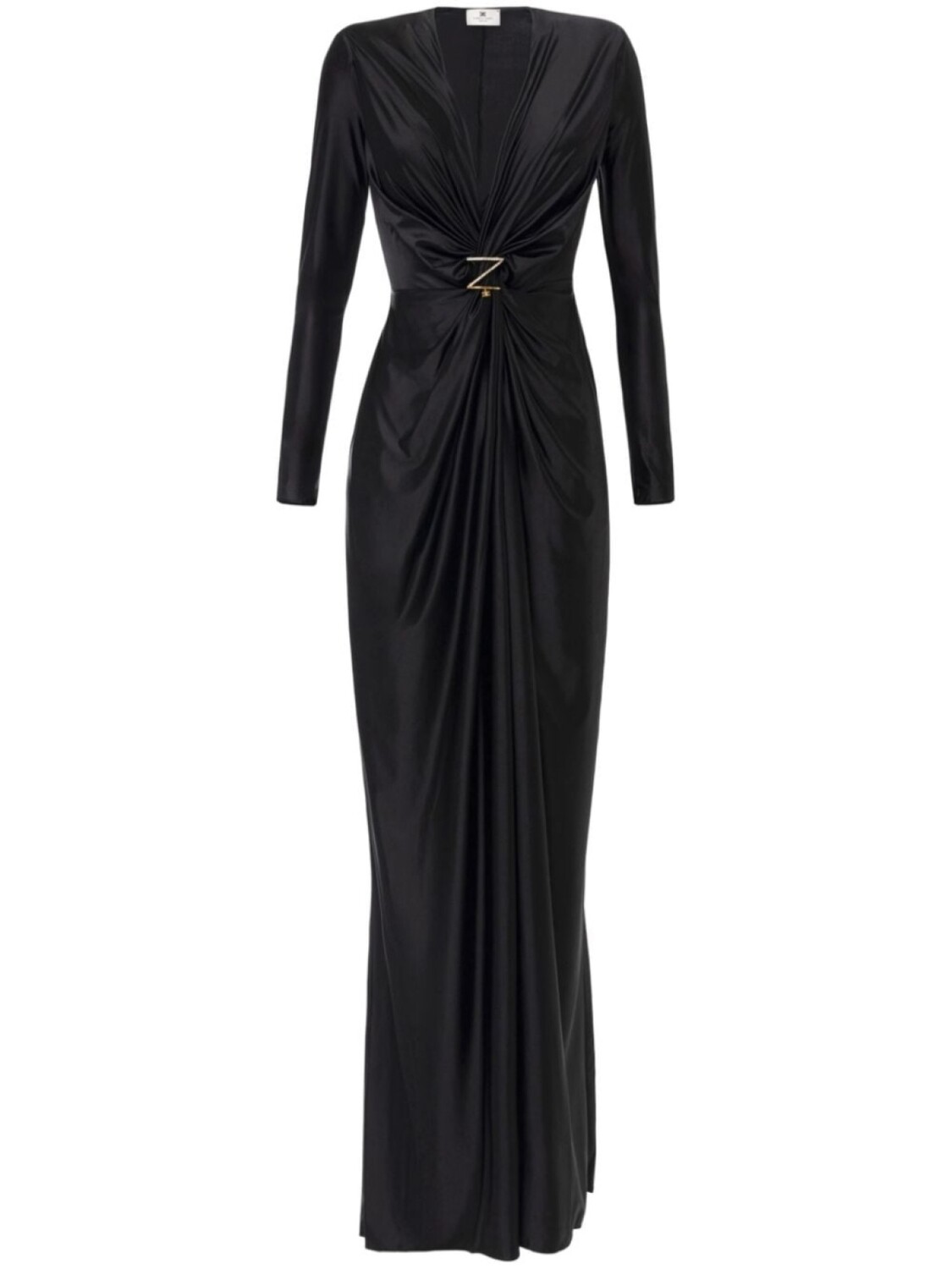 

Платье с узлом Elisabetta Franchi, черный